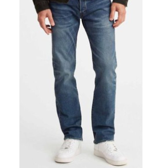 Levi's 501 Men's Blue Original Button Fly Straight Leg Jeans Size 32x32 - Picture 10 of 10